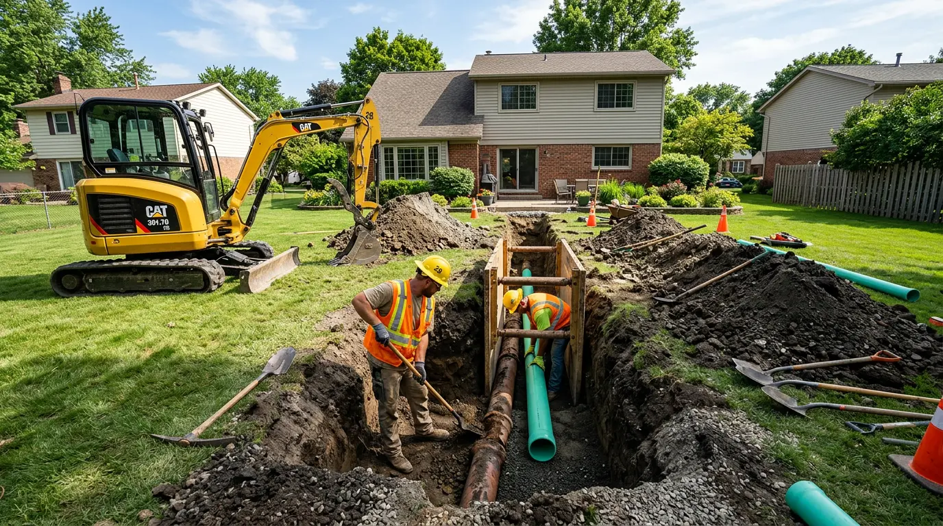 Sewer Line Repair in Unity, PA
